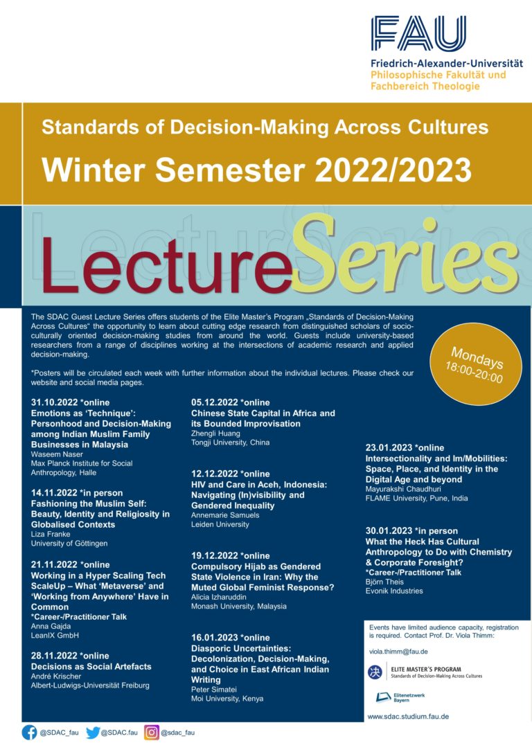 SDAC Guest Lecture Series – Winter Semester 2022/2023