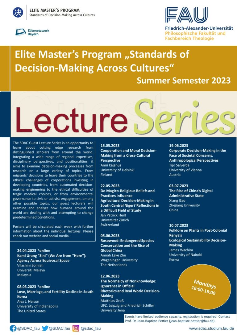 SDAC Guest Lecture Series – Summer Semester 2023