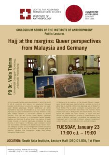 Towards entry "Lecture by PD Dr. Viola Thimm: ‘Hajj at the margins: Queer perspectives from Malaysia and Germany’"